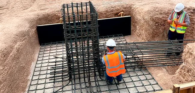 Zapata construcción